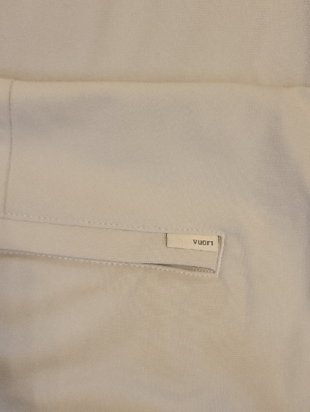 Womens Vuori Meta Wide Leg Cream Pants - Picture 2 of 10